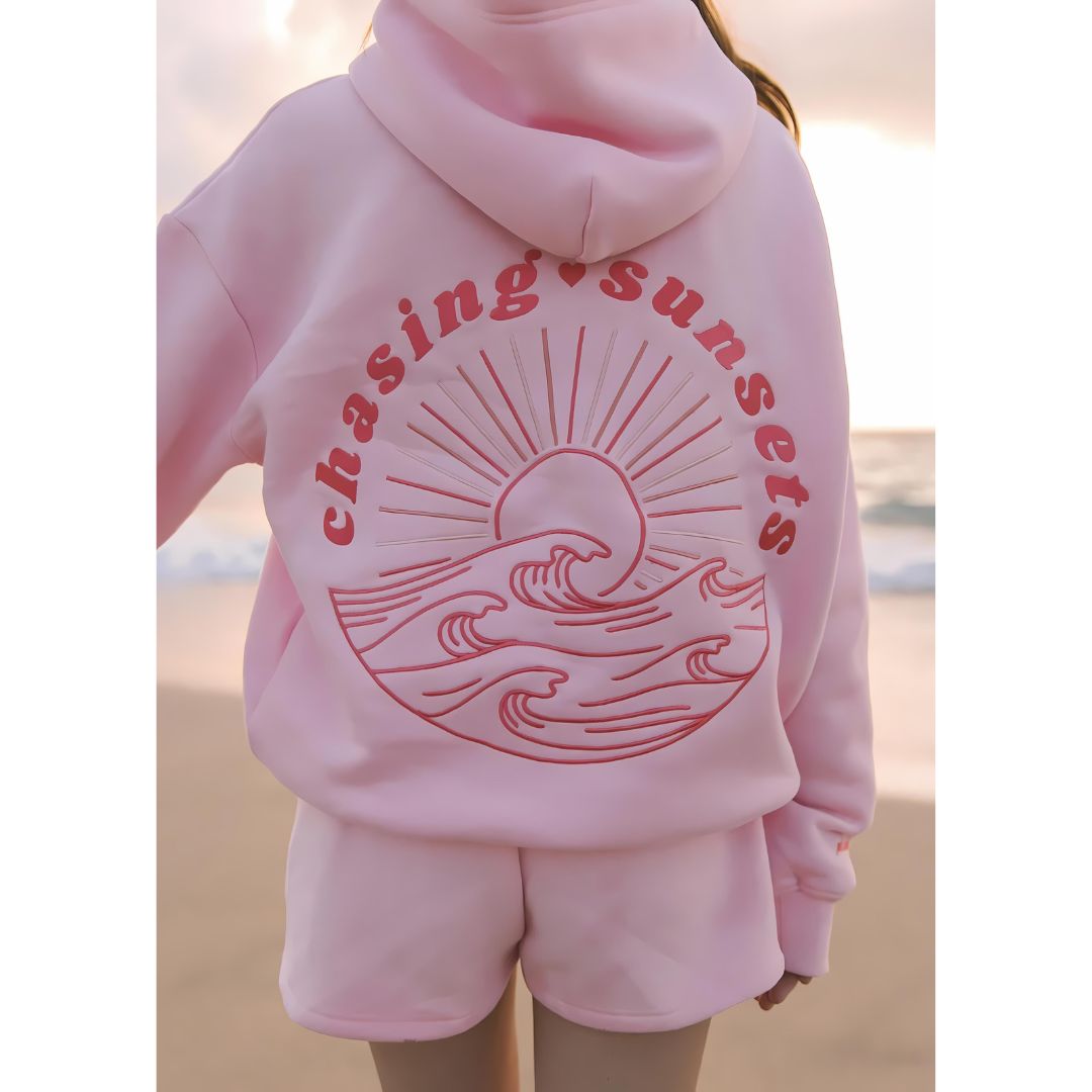 [$80 OFF] || Sunset Waves Hoodie -- Low in Stock