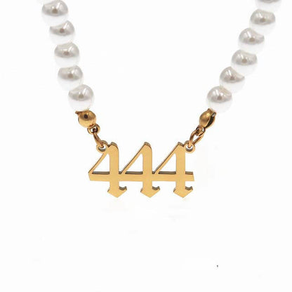 [$39 OFF] || Angel Number Pearl Necklace - Low in Stock